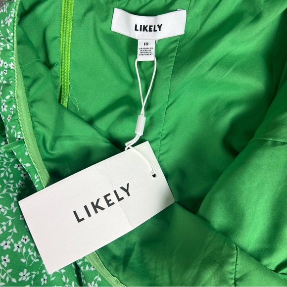 Revolve Dress Womens 10 Likely Jordana Floral Ali Strapless Whimsical Feminine - Picture 7 of 11